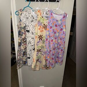 Wonder Nation Kids Floral and Fruit Dresses Set